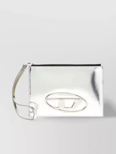 Diesel Shiny Wrist Strap Clutch Bag