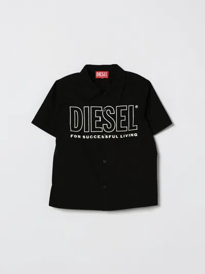 Diesel Shirt Kids  In Black