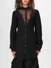 Diesel Shirt Long-sleeved Dress In Schwarz