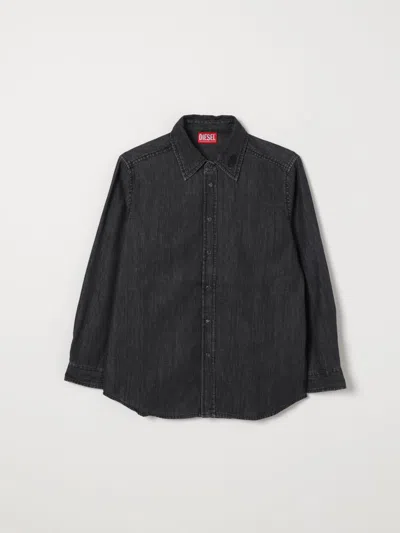 Diesel Shirt Kids  In Black