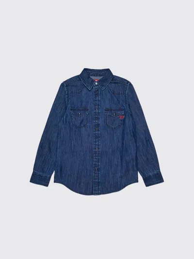 Diesel Shirt Kids  In Blue