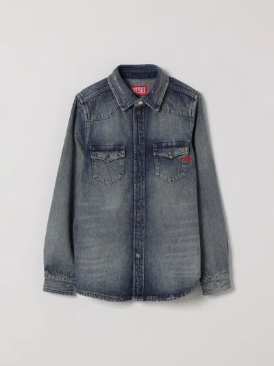 Diesel Shirt Kids  In Blue