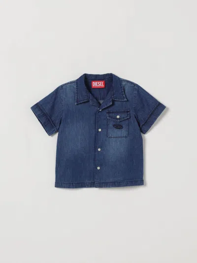 Diesel Babies' Shirt  Kids Color Blue