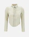 Diesel White De-madeline-fsg Shirt In Beige