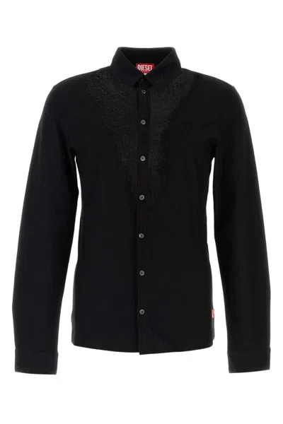 Diesel Shirts In Black