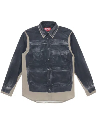 DIESEL DIESEL S-AFTER-A OVERSHIRT