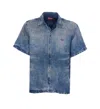 Diesel D-nabil-fsg Shirt In Blue