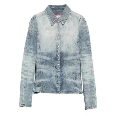 Diesel Shirts In Blue