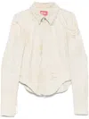 Diesel Shirt De-madeline-fsg White Women In Grey