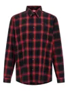 Diesel Button-up Shirt With Bold Checkered Pattern In Multi
