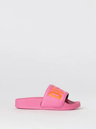 Diesel Kids' シューズ  ボーイ カラー ホワイト In Pink
