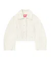 Diesel Short Cocoon Jacket In Neutral