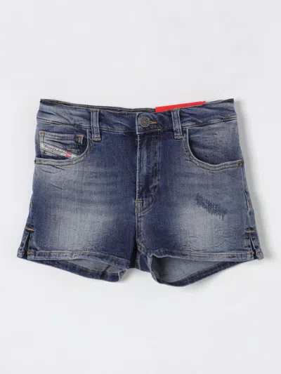 Diesel Short  Kids Color Denim