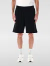 Diesel Elastic Waistband Shorts Back Pocket In Black