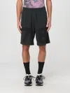 Diesel P-tain-mesh Track Shorts In Black