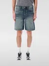 Diesel Denim Shorts Trousers Light Blue In Blue