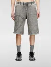 Diesel Men Logo D-enny-s Track Shorts In Grey