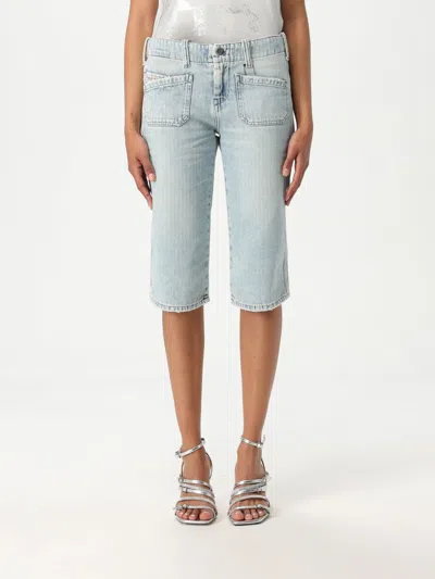 Diesel Short  Woman Color Blue