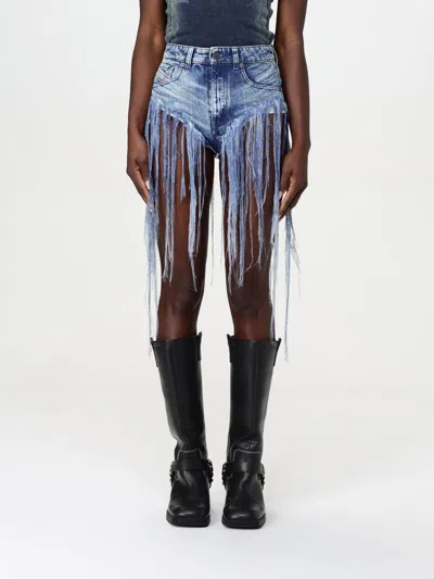DIESEL SHORT DIESEL WOMAN COLOR BLUE,G66812009