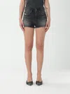 Diesel Denim Shorts With Faded Wash And Pockets In Denim