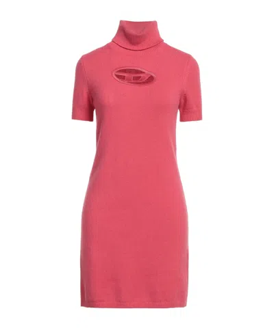 Diesel Short Dresses In Red