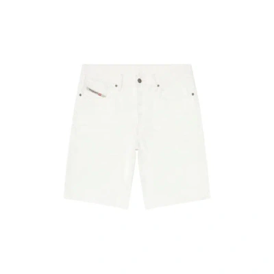 Diesel Cotton Shorts In White