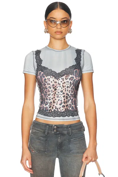 Diesel Short Sleeve T-shirt In Multicolor
