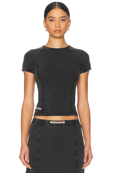 Diesel Short Sleeve Top In Black
