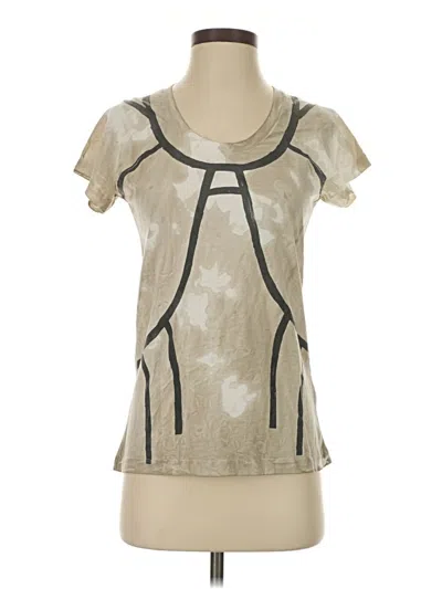 Pre-owned Diesel Short Sleeve T-shirt In Tan