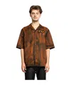 Diesel Short-sleeved Shirt In Brown