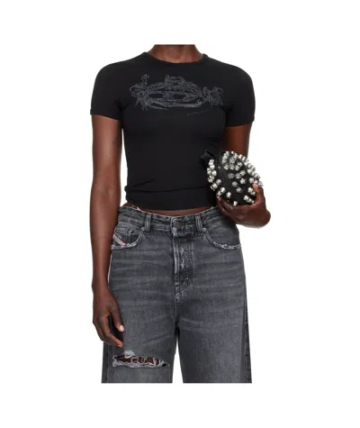 Diesel Short-sleeved T-shirt In Black