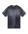 Diesel Short-sleeved Polo Shirt In Black