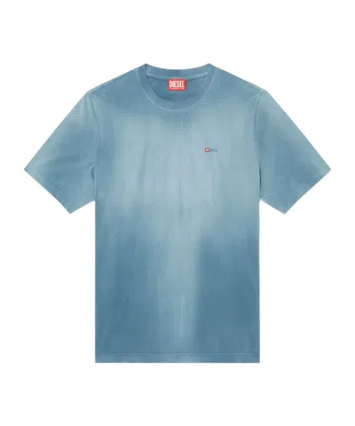 Diesel Short-sleeved T-shirt In Blue
