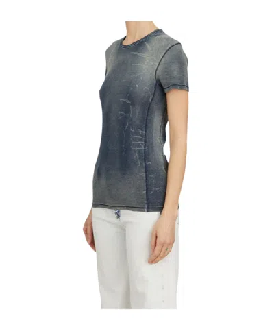 Diesel Short-sleeved T-shirt In Gray
