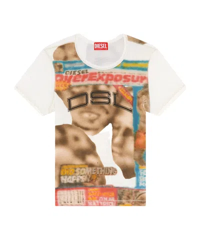 Diesel Short-sleeved T-shirt In Multicolor