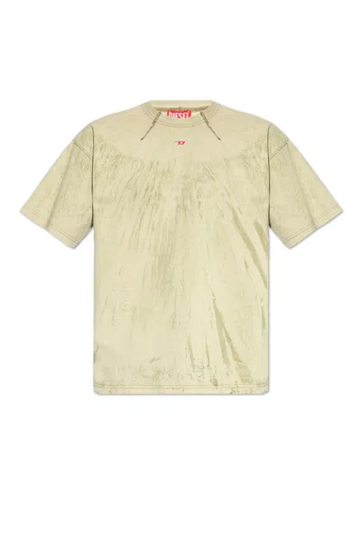 Diesel Short-sleeved T-shirt In Nude