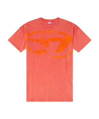 Diesel Short-sleeved T-shirt In Pink