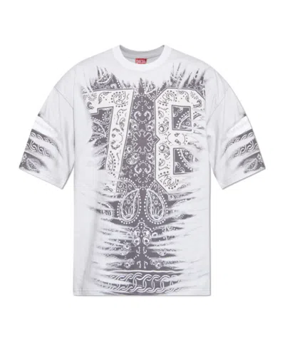 Diesel Short-sleeved T-shirt In White