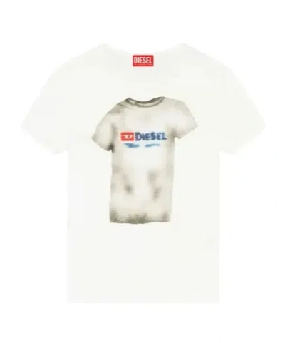 Diesel Short-sleeved T-shirt In White