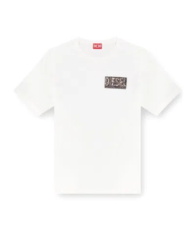 Diesel Short-sleeved T-shirt In White