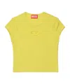 Diesel Oval D Branded T-shirt In Yellow