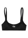Diesel Ut-bra-top-utlt Bikini Top In Black