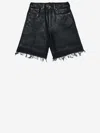 Diesel Short Trousers In Cotton Blend In Black