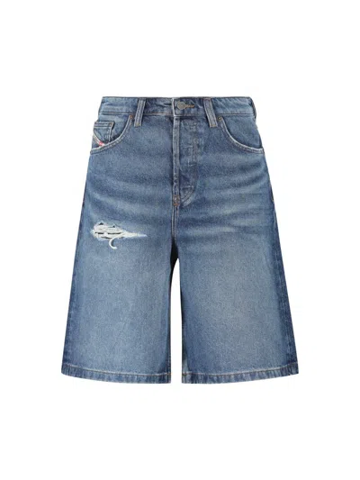 Diesel Shorts In Navy