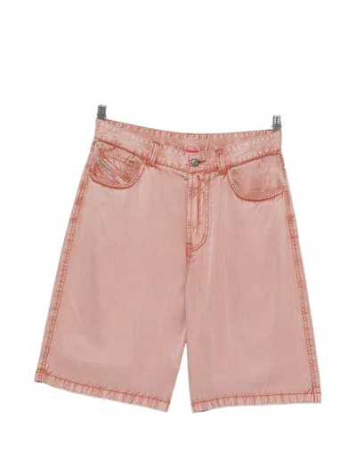 Diesel Shorts Brown In Pink