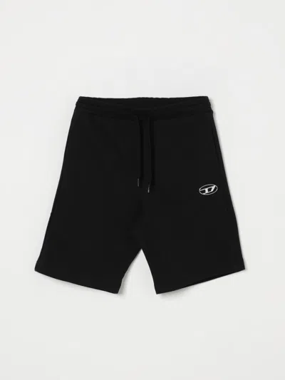 Diesel Shorts  Kids Color Black