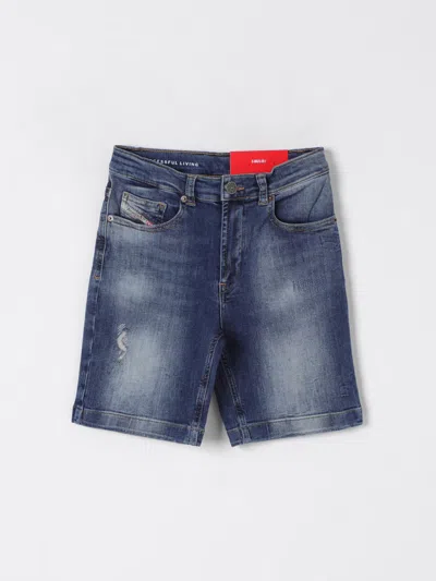 Diesel Shorts  Kids Color Denim