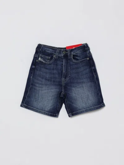 Diesel Shorts  Kids Color Denim In Blue