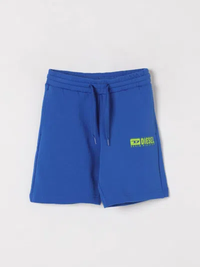 DIESEL SHORTS DIESEL KIDS COLOR ROYAL BLUE,G46179084