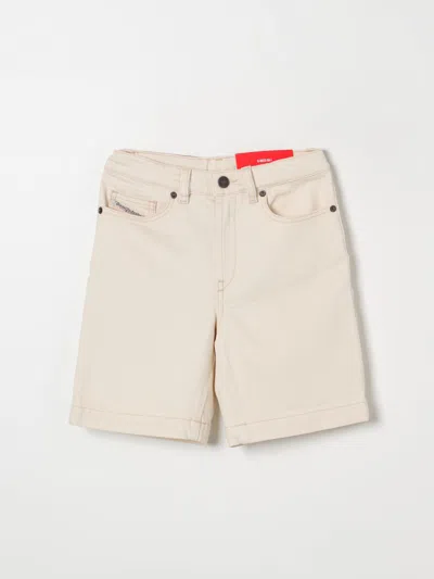 Diesel Shorts  Kids Color Yellow Cream